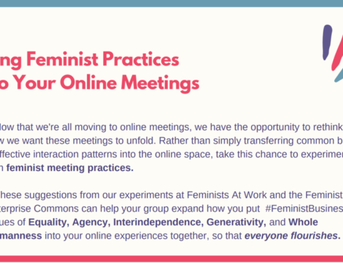 Bringing Feminist Practices Into Your Online Meetings