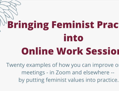Mini-book: Bringing Feminist Practices into Online Work Sessions